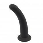Stim U Curved 5 Inch Silicone Dildo with Suction Cup